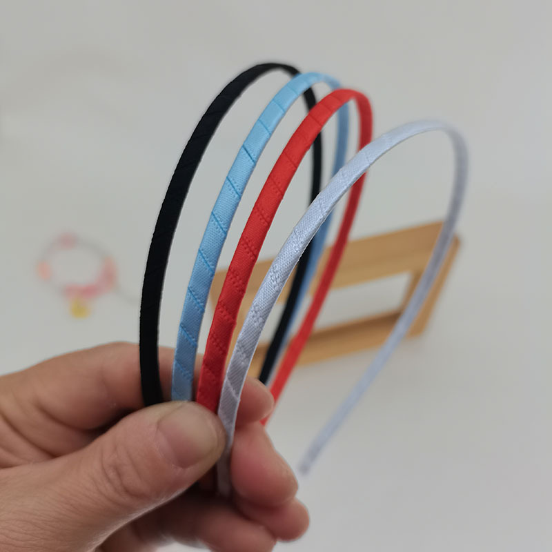 DIY إكسسوارات الشعر المصنوعة يدويا السلع الضيقة الملونة رئيس مشبك معدني رقيقة عقال
