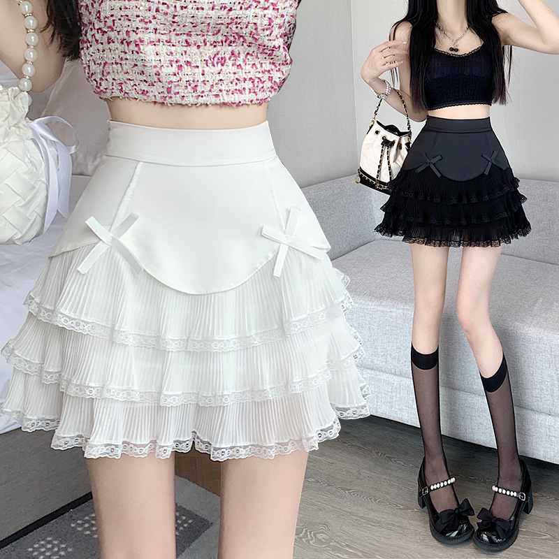 ارتفاع الخصر الدانتيل Pettiskirt فتاة حلوة الساخنة ألف خط