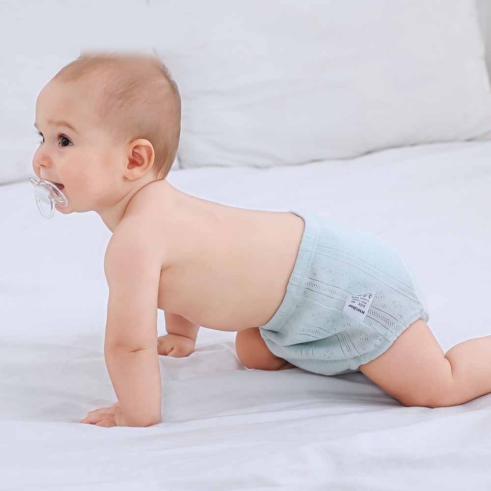 سروال تدريب قطني شبكي يسمح بمرور الهواء للأطفال