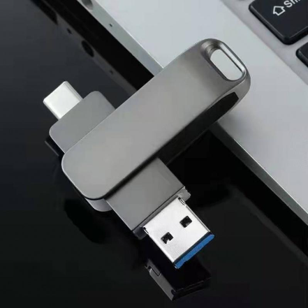 محرك USB المحمول بالجملة تدوير المعادن الكمبيوتر الهاتف المحمول ثنائي الاستخدام نقل سريع