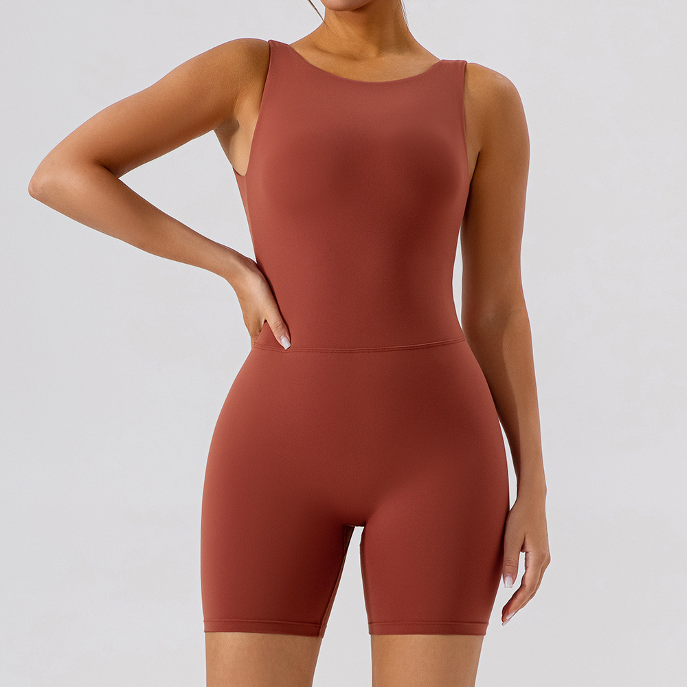 شورت بذلة يوجا للنساء من Nude Feel مجوف من Beauty Back