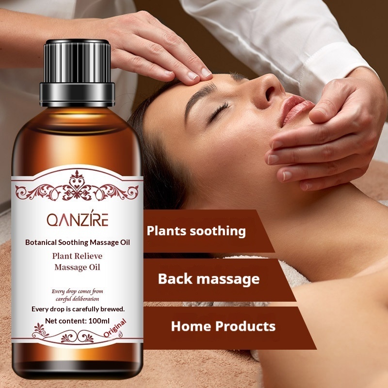 تدليك الجسم للجسم بالكامل، زيت الزنجبيل العطري، الشيح، صالون التجميل، كشط زيت التدليك، الدفع للخلف